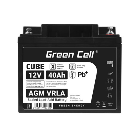Green Cell (AGM22) baterija AGM 12V/40Ah