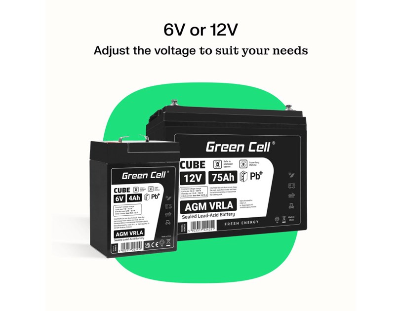 Green Cell (AGM22) baterija AGM 12V/40Ah
