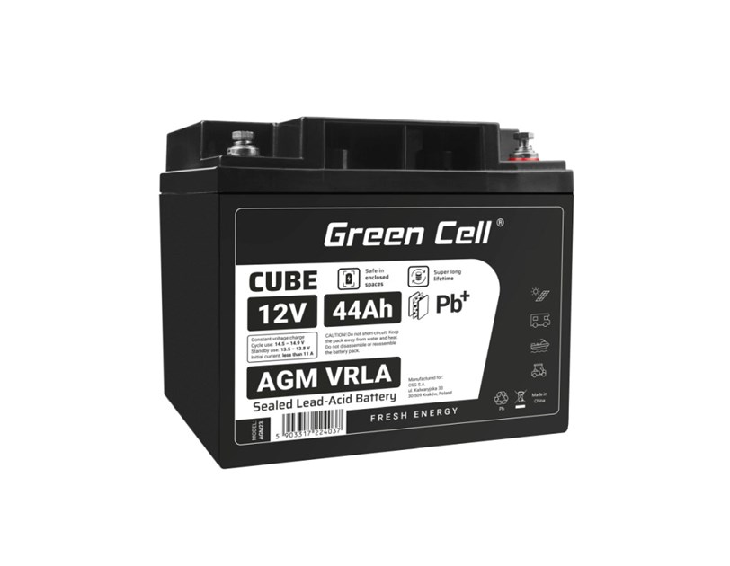 Green Cell (AGM23) baterija AGM 12V/44Ah
