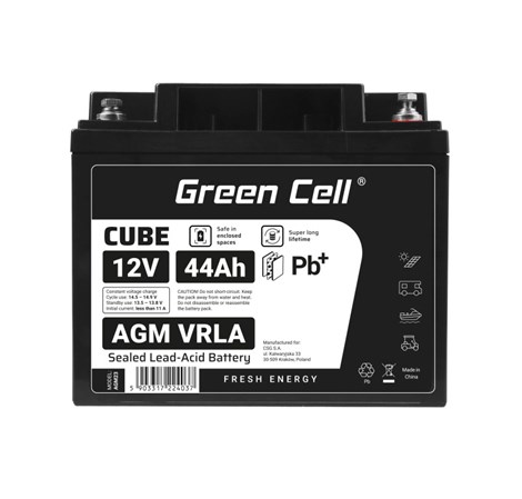 Green Cell (AGM23) baterija AGM 12V/44Ah