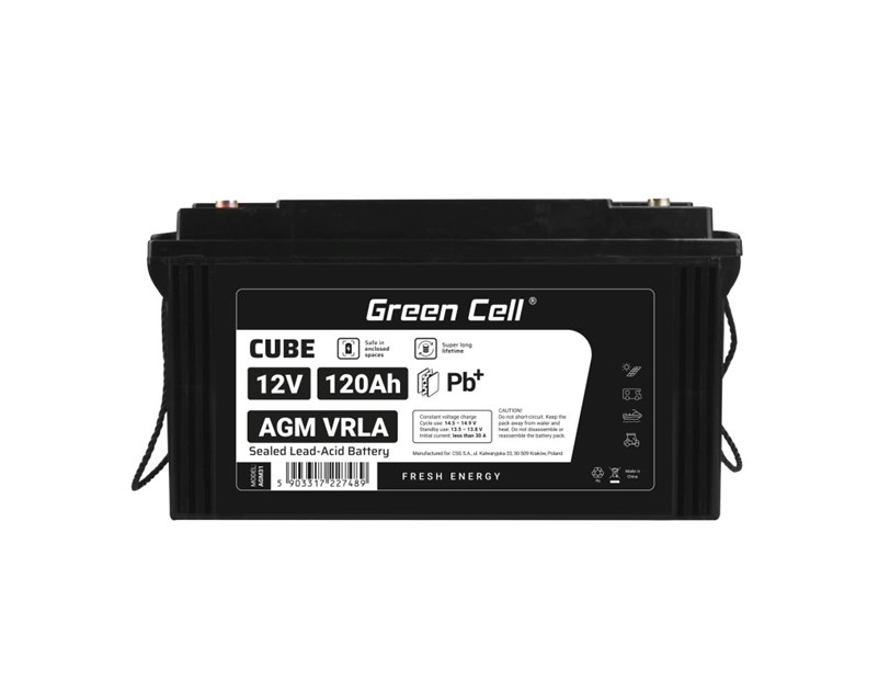 Green Cell (AGM31) akumulator 12V/120Ah