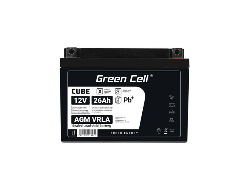 Green Cell (AGM35) baterija AGM 12V/26Ah