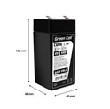 Green Cell (AGM37) baterija AGM 4V/4Ah