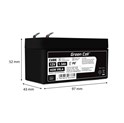 Green Cell (AGM41) baterija AGM 12V/1.3Ah