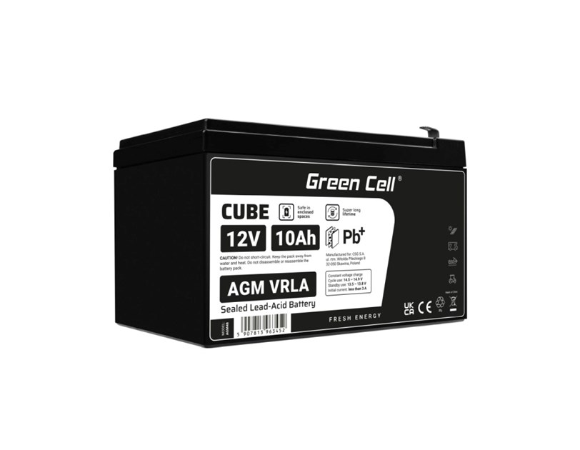 Green Cell (AGM48) baterija AGM 12V/10Ah