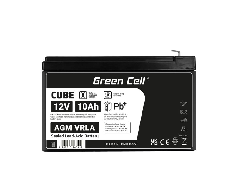 Green Cell (AGM48) baterija AGM 12V/10Ah