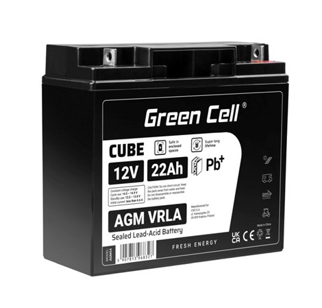 Green Cell (AGM54) baterija 12V/22Ah