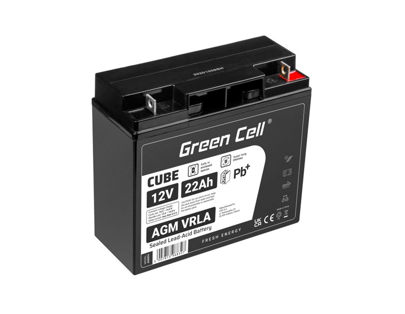Green Cell (AGM54) baterija 12V/22Ah
