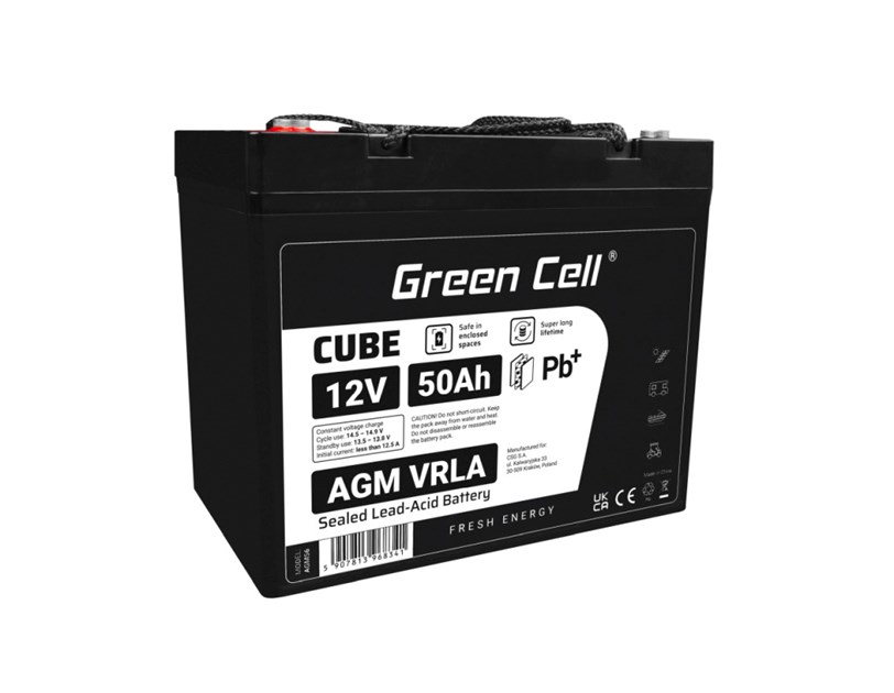 Green Cell (AGM56) baterija AGM 12V 50Ah