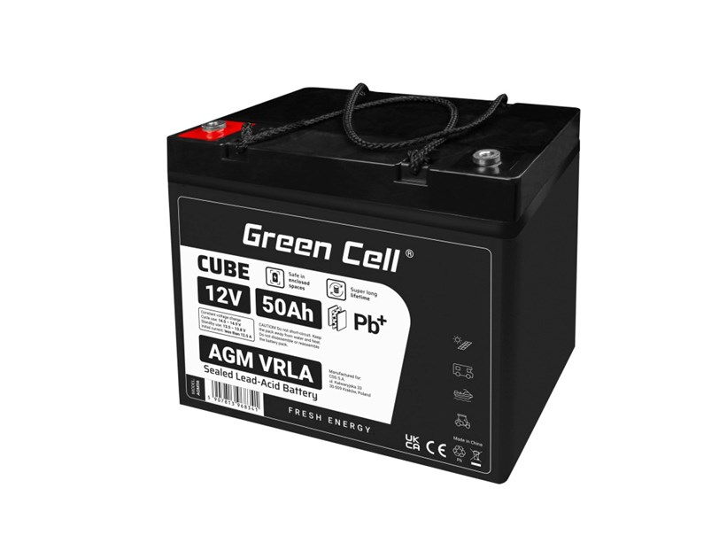 Green Cell (AGM56) baterija AGM 12V 50Ah