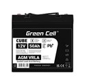 Green Cell (AGM56) baterija AGM 12V 50Ah