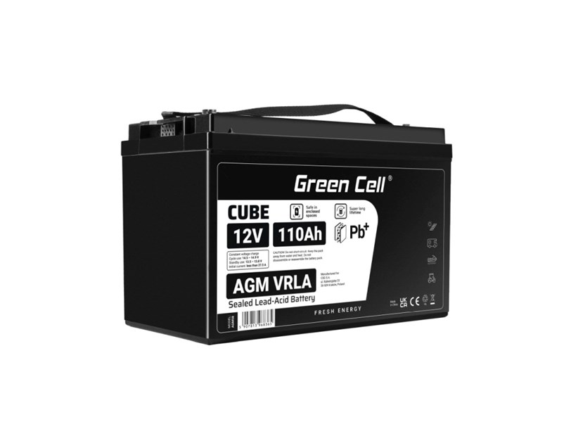 Green Cell (AGM58) baterija 12V/110Ah
