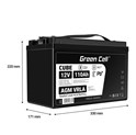 Green Cell (AGM58) baterija 12V/110Ah