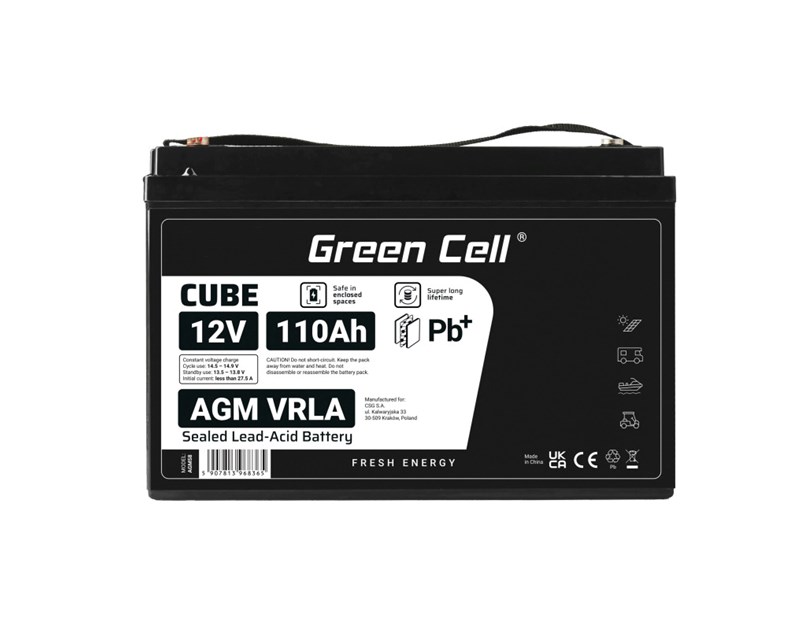 Green Cell (AGM58) baterija 12V/110Ah