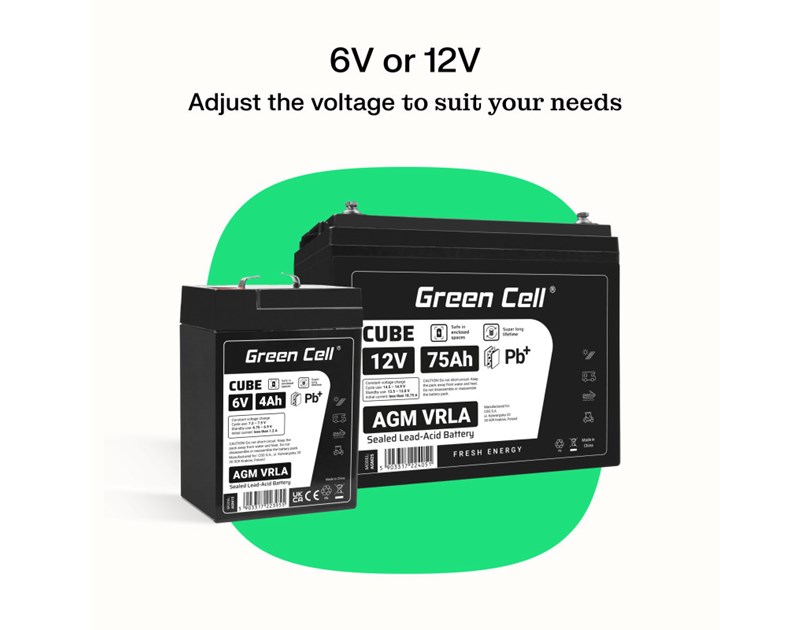 Green Cell (AGM58) baterija 12V/110Ah