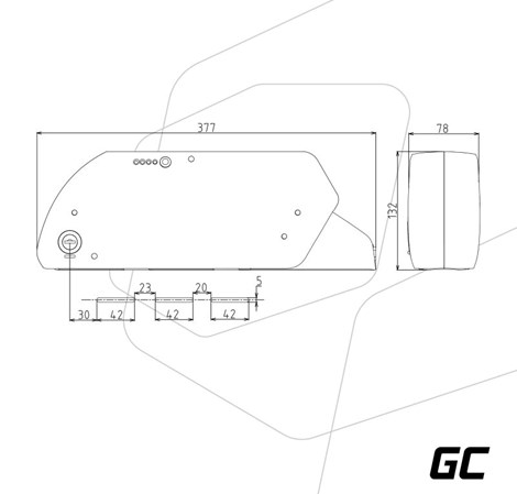 Green Cell (EBIKE24STD) baterija za El. bicikl & punjač 36V 15,6Ah 562Wh