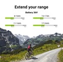 Green Cell (EBIKE25STD) baterija za El. bicikl & punjač 36V 13Ah 