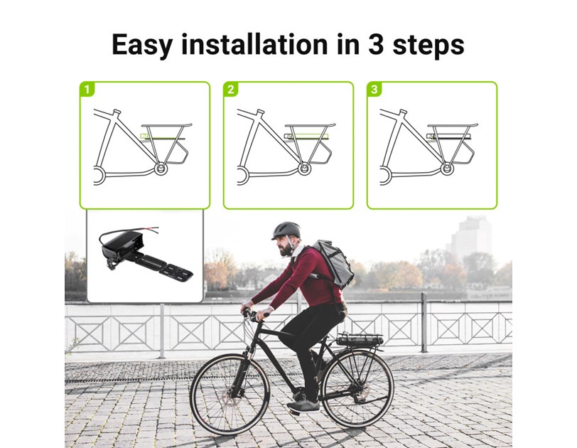 Green Cell (EBIKE52STD) baterija za El. bicikl & punjač 36V 10Ah