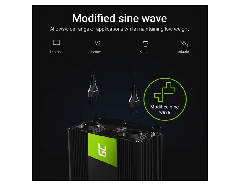 Green Cell strujni inverter 24V na 230V, 2000W/4000W (INV26)
