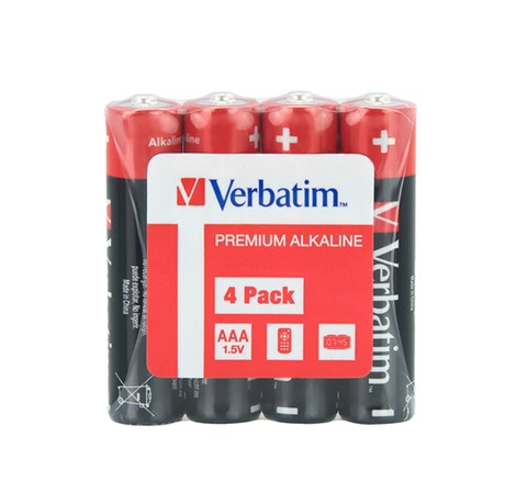 Verbatim AAA-LR03 Micro alkalna baterija (4 komada) omot pakiranje