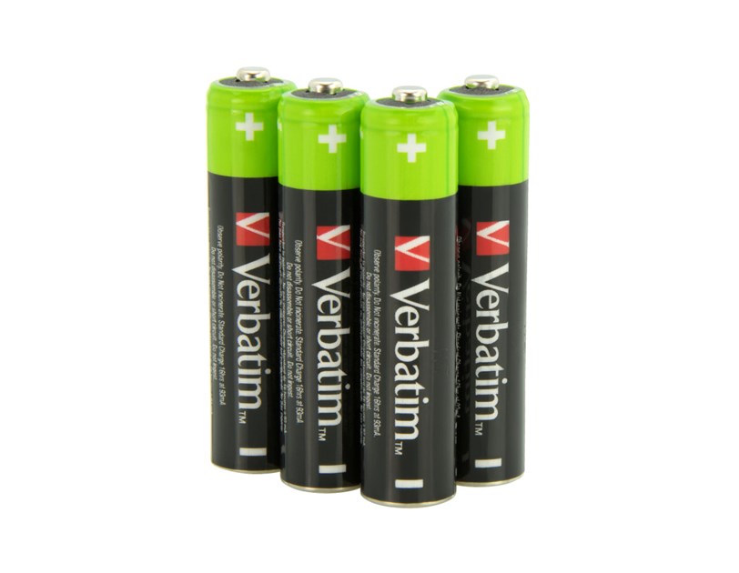 Verbatim AAA-LR03 Micro punjiva baterija NiMH,950mAh (4 komada)