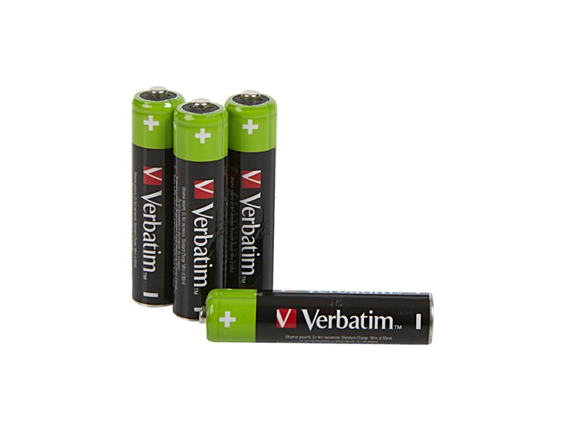 Verbatim AAA-LR03 Micro punjiva baterija NiMH,950mAh (4 komada)