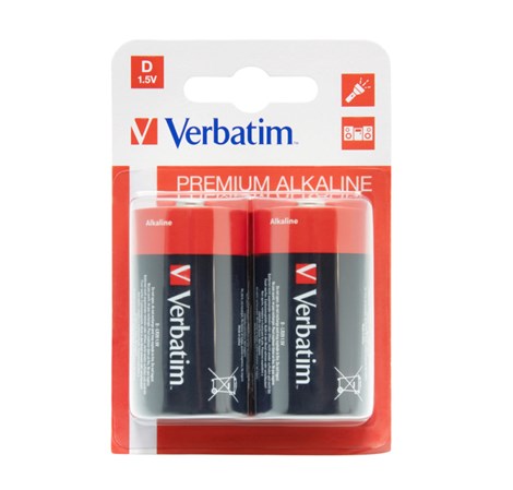 Verbatim D-LR20 Mono alkalna baterija (2 komada)