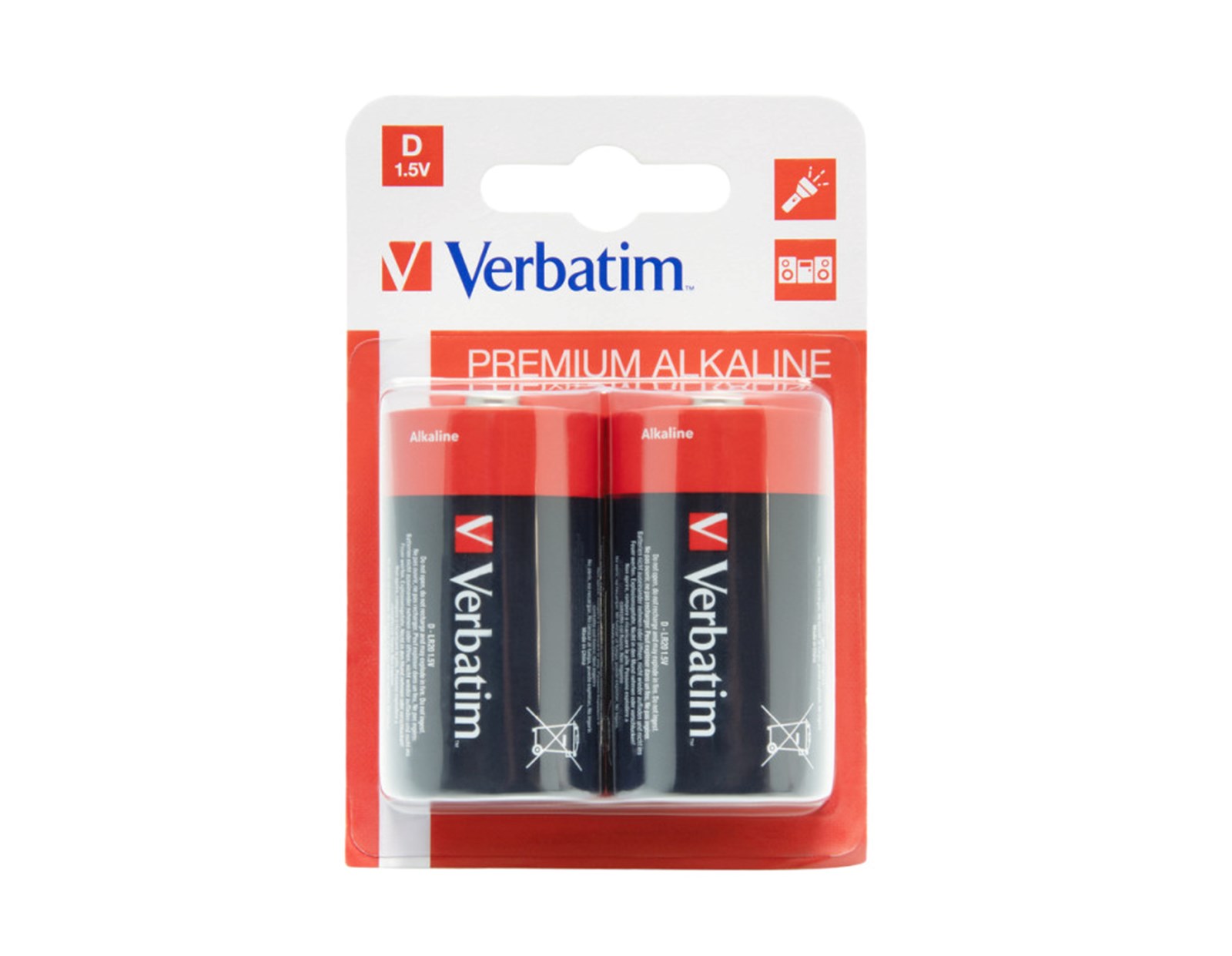 Verbatim D-LR20 Mono alkalna baterija (2 komada)