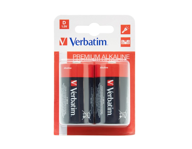 Verbatim D-LR20 Mono alkalna baterija (2 komada)