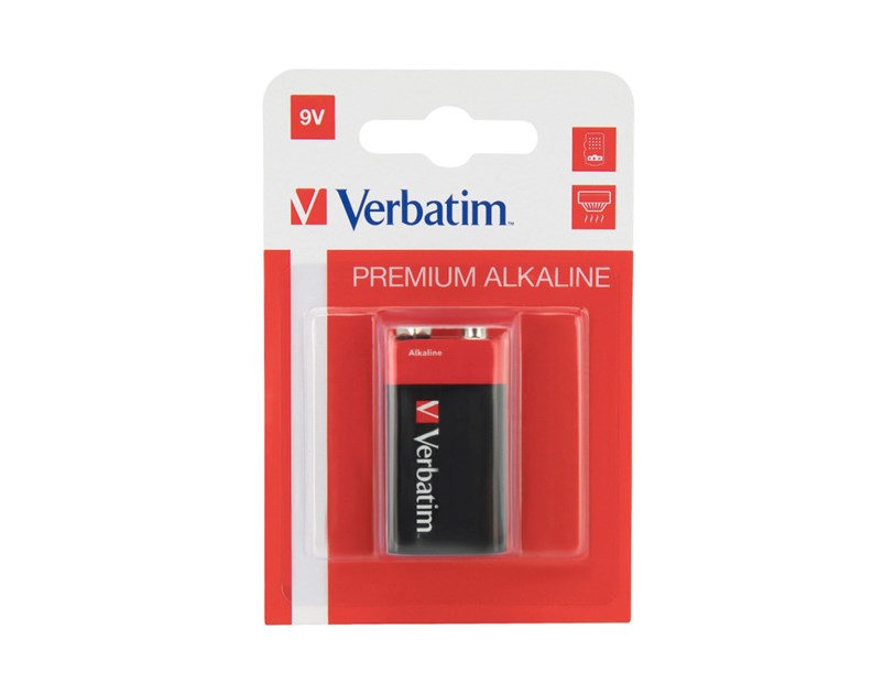 Verbatim 9V-6LR61 alkalna baterija (1 komad)