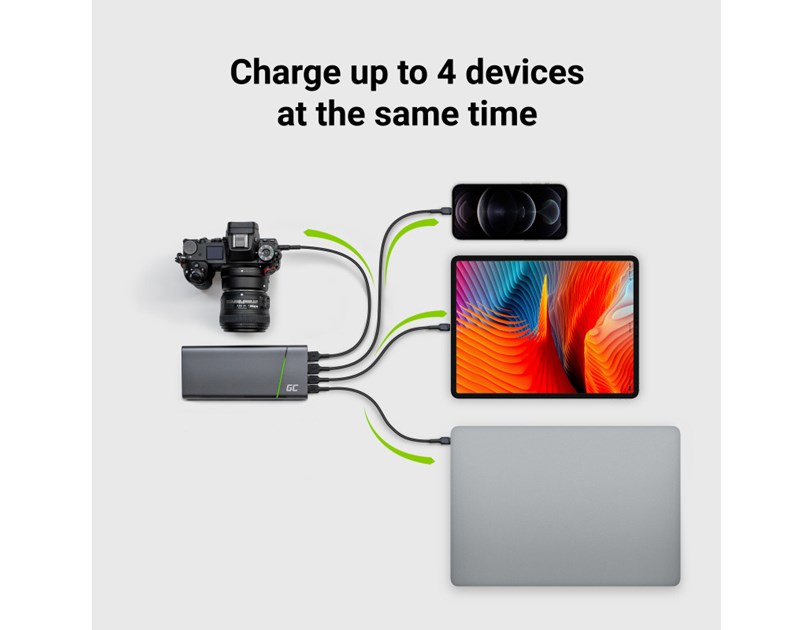 Green Cell Powerbank 26800mAh, brzi punjač, 1xUSB-C, 2xUSB, 128W