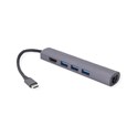 Roline VALUE USB-C docking station, 4K HDMI, 3×USB 3.2 Gen 1, G-LAN