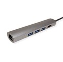 Roline VALUE USB-C docking station, 4K HDMI, 3×USB 3.2 Gen 1, G-LAN