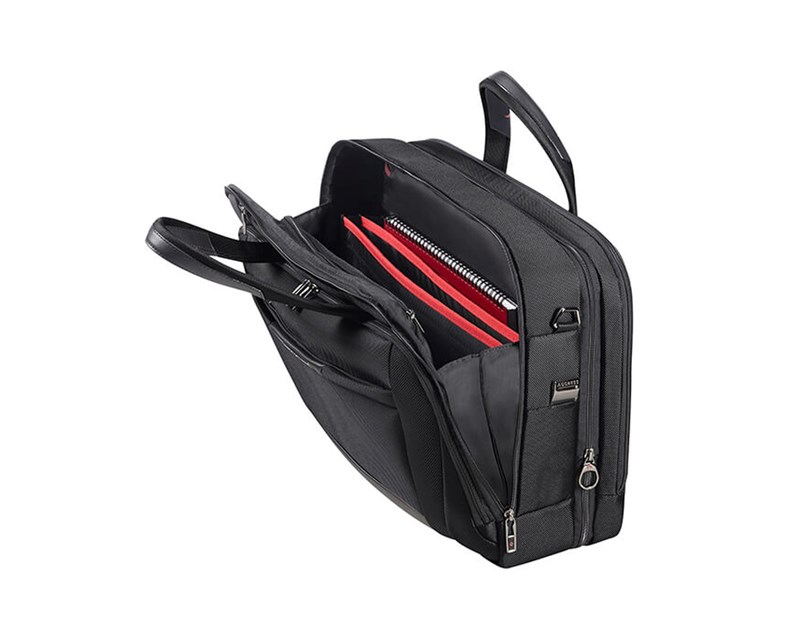 Samsonite PRO-DLX 5 torba za 15.6" prijenosnik, 17/23 L, crna