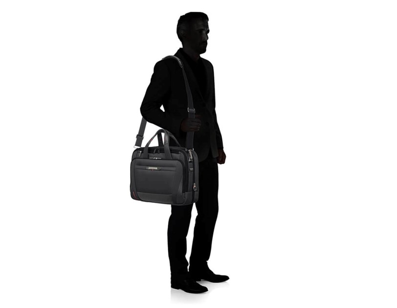 Samsonite PRO-DLX 5 torba za 15.6" prijenosnik, 17/23 L, crna