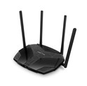 Mercusys MR80X AX3000 bežični usmjerivač (Dual-Band WiFi 6 Router) 574Mbps/2402Mbps (2.4GHz/5GHz), 802.11ax/ac/a/b/g/n, 3×G-LAN, 1×G-WAN, 4×5 dBi fiksne omni-direkcione antene