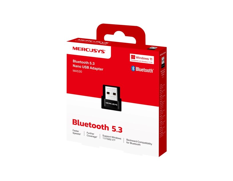 MERCUSYS MA530 Nano Wireless Dual Band USB Adapter, bluetooth 5.3