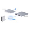 Ubiquiti UniFi 5-Port full-managed Multi-Gigabit-Layer-2-Switch, PoE support, 4x 10 Gbit/s Ethernet, 1x Gigabit Ethernet (USW-Flex-XG)