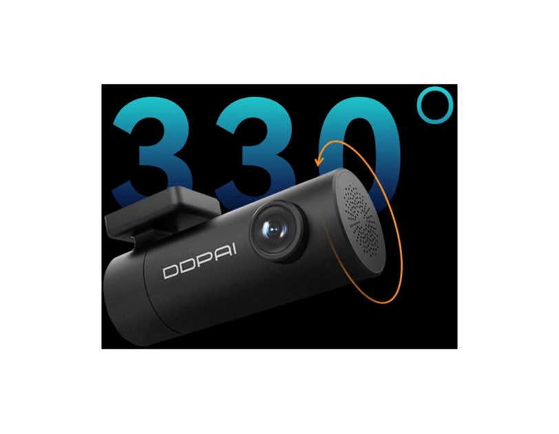 DDPAI Mini Pro auto kamera za snimanje vožnje, 1296p, 140°, crna