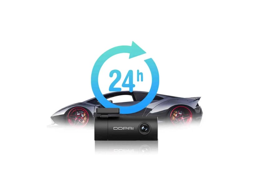 DDPAI Mini Pro auto kamera za snimanje vožnje, 1296p, 140°, crna
