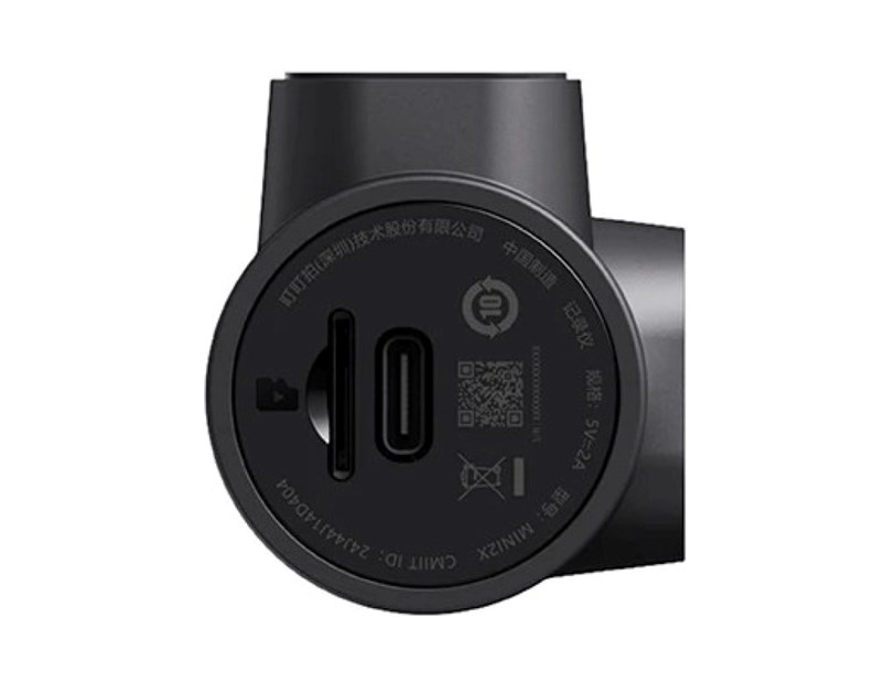 DDPAI MINI2X auto kamera za snimanje vožnje, 2K QHD, 360°, 5GHz Wi-Fi Transfer, NightVIS 2.0, crna