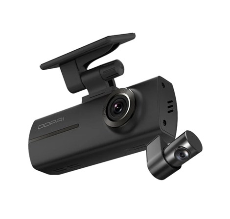 DDPAI N1 Dual auto kamera za snimanje vožnje, 1296p, 140°, crna