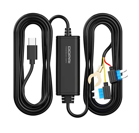 DDPAI Type-C Hardwire komplet kompatibilan s N1 Dual, N3 Pro, N5 Dual, Z40, Z50, Mini 5 modelima, 24-satni nadzor parkiranja