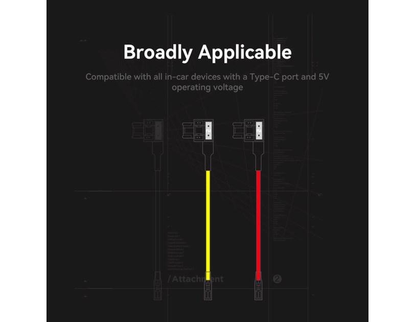 DDPAI Type-C Hardwire komplet kompatibilan s N1 Dual, N3 Pro, N5 Dual, Z40, Z50, Mini 5 modelima, 24-satni nadzor parkiranja