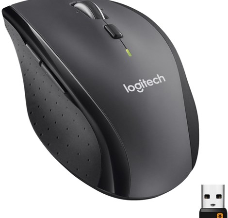 Logitech M705 bežični optički miš, USB, charcoal (910-006034)
