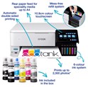 Epson EcoTank L5316 MFP Color pisač 5760x1440 DPI, c/b 10/5 str/min, Apple AirPrint, Epson Connect, USB/WiFi/LAN (C11CJ65413)