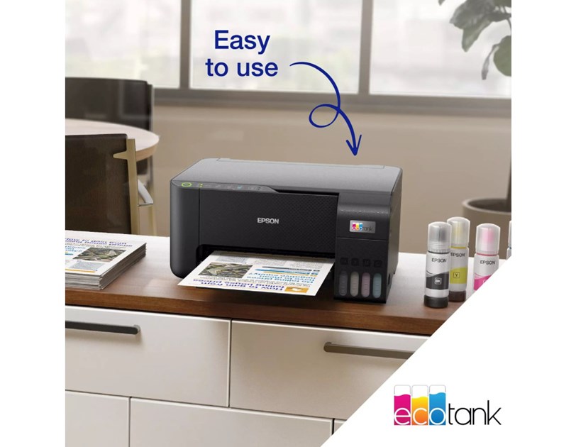 Epson EcoTank L3270 MFP Color pisač 5760x1440 DPI, c/b 10/5 str/min, Epson Connect, USB/Wifi (C11CJ67434)