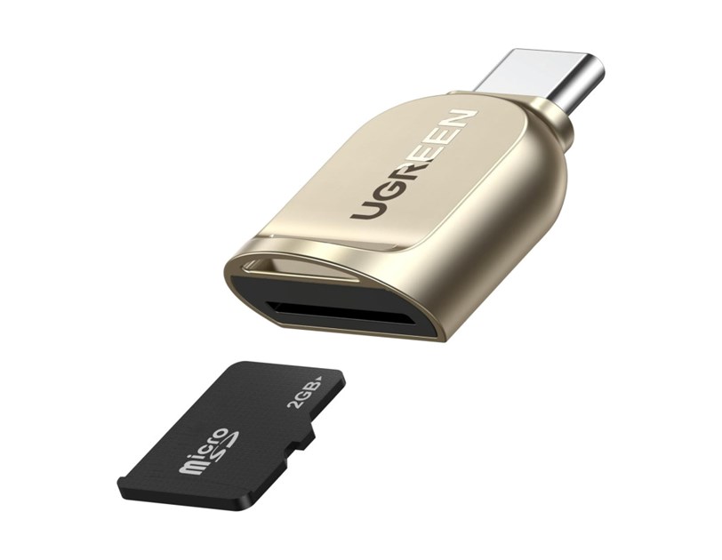 UGREEN čitač memorijskih kartica, TF/SD/MicroSD kartice, USB-C