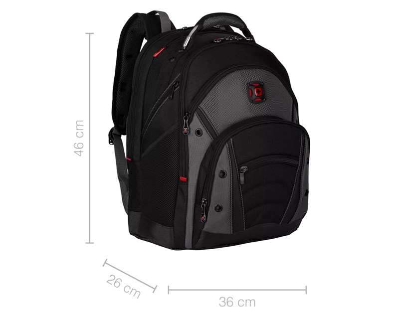 Wenger ruksak Synergy za prijenosnike do 16", crno/sivi