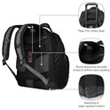 Wenger ruksak Synergy za prijenosnike do 16", crno/sivi
